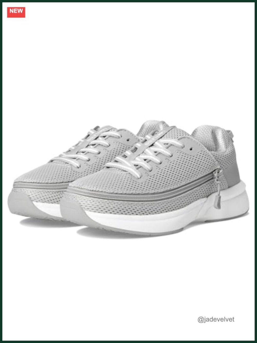 Cotton Low Top Zipper Sneakers Memory Foam Insole Breathable